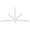 Ekena Millwork Alberta Architectural Grade PVC Gable Bracket, 96"W x 48"H x 2"D x 4"F, 12/12 Pitch GBP096X48X0204ALB00 - alternate 4
